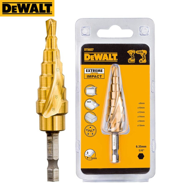 DEWALT Impact Step Bit DT5027 Тип пагоды с шестигранной ручкой ...