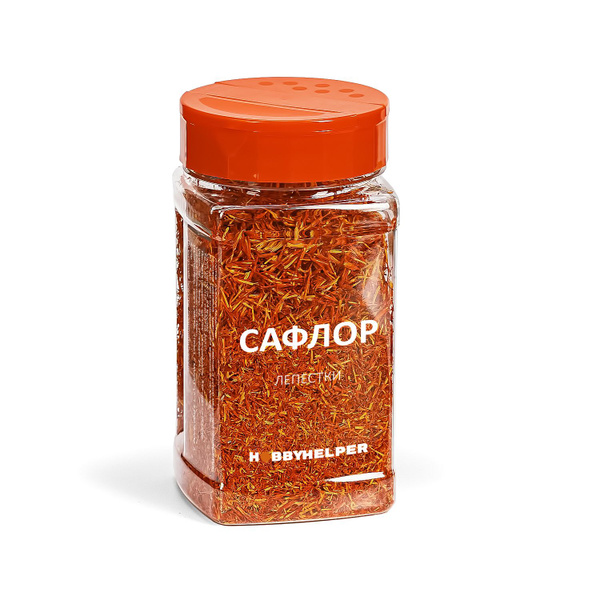 Сафлор (американский шафран) лепестки HOBBYHELPER банка 45г - купить с ...