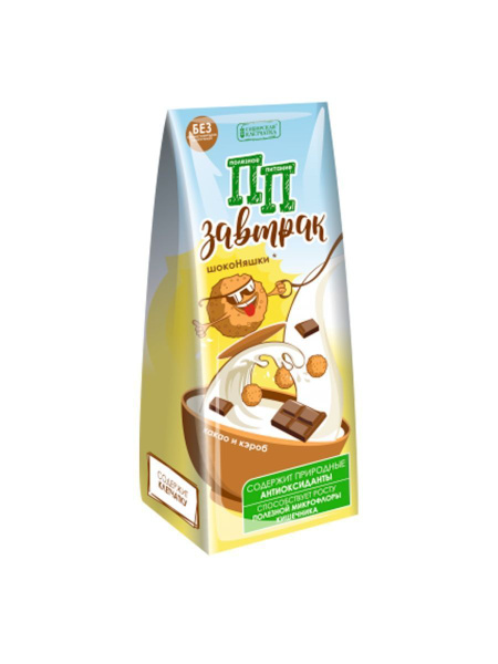 Сибирские снеки "Пп" Завтрак, шокоНяшки 110 гр., Сибирская клетчатка ...