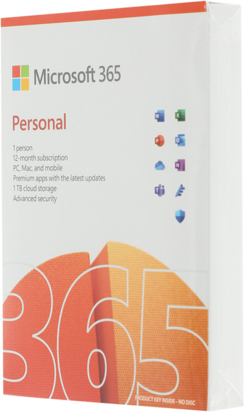 Офисное приложение Microsoft 365 Personal Subscr 1YR Medialess P8 (QQ2 ...