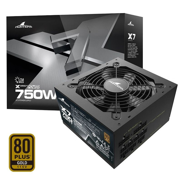 Great Wall Блок питания компьютера 750W-X7, 750 Вт (750W-X7-BLACK ...
