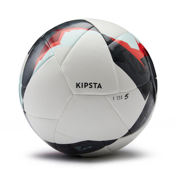 Футбольный мяч DECATHLON Kipsta, 5 размер, красный, черный купить по ...