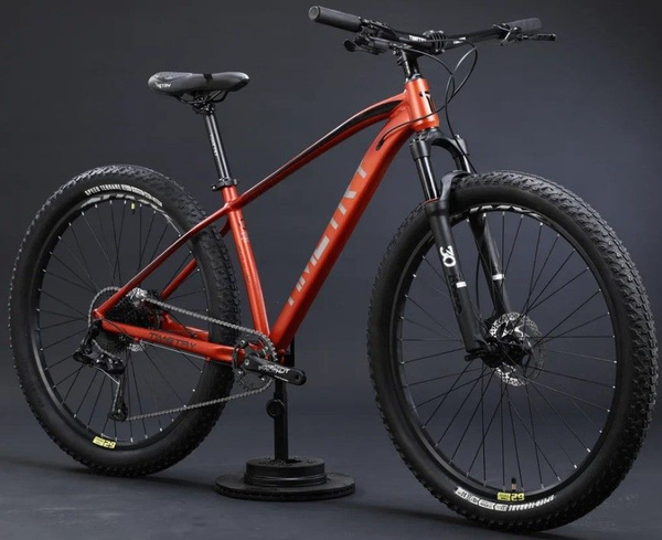 Горный велосипед взрослый Timetry Sport 29 Plus, красный, полуфэтбайк ...