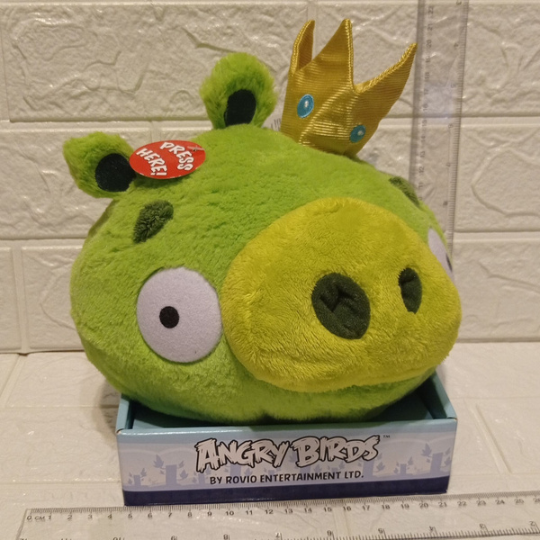 Angry Birds король свин мягкая игрушка Энгри бердс свин с короной ...