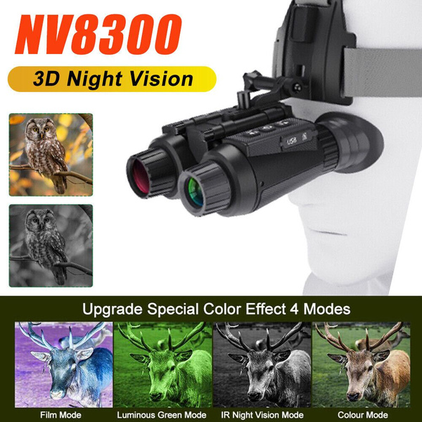 3D 1080P 4K Бинокль ночного видения Инфракрасные очки с креплением на ...