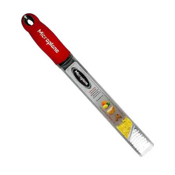 Терка Microplane Zester для сыра и цитрусовых серая / Терка Микроплан ...