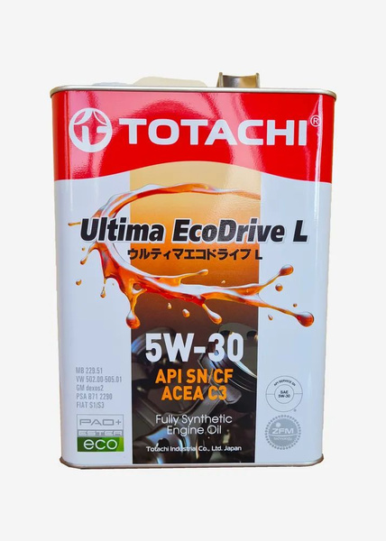 Масло моторное TOTACHI 5W-30 Синтетическое 4 л 12104 купить c доставкой ...