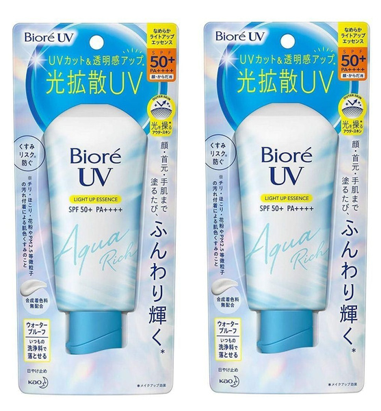 Характеристики BIORE UV Light Up Essence SPF 50+, японский ...