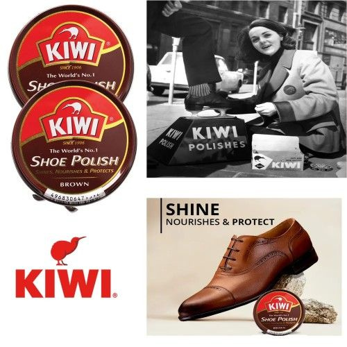 Купить Крем Для Обуви Kiwi Коричневый