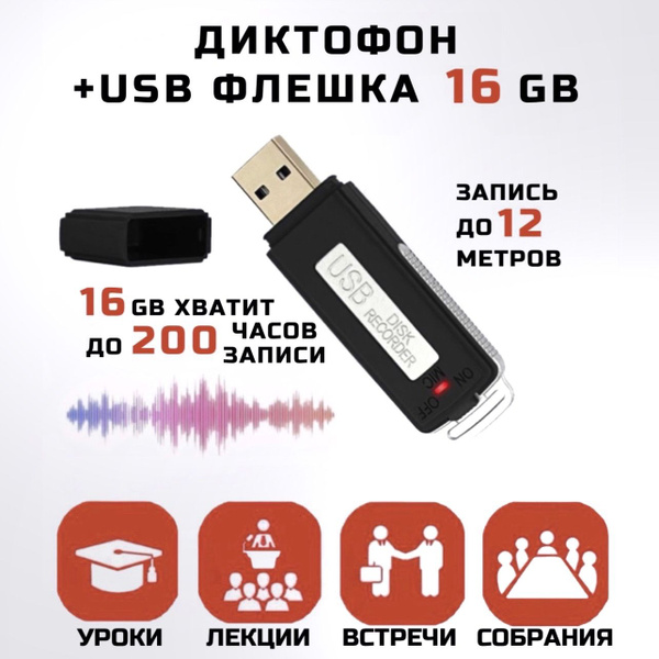 Диктофон Д16, 16 ГБ купить по выгодной цене в интернет-магазине OZON ...