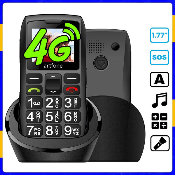 Мобильный телефон artfone Мобильный телефон с большой кнопкой 4G для ...