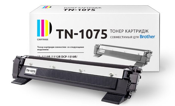 Расходник для печати Solution Print Brother TN-1075, Черный (black ...