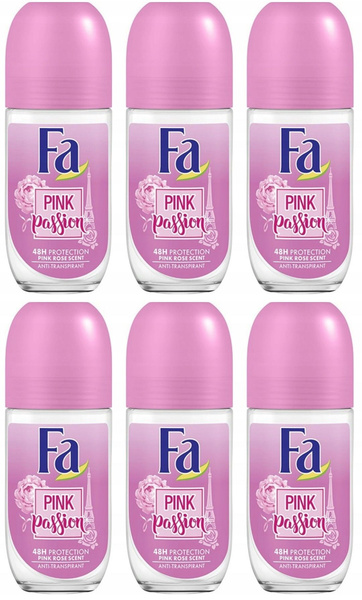 Fa Дезодорант-антиперспирант Pink Passion, шариковый, 50 мл, 6 шт ...