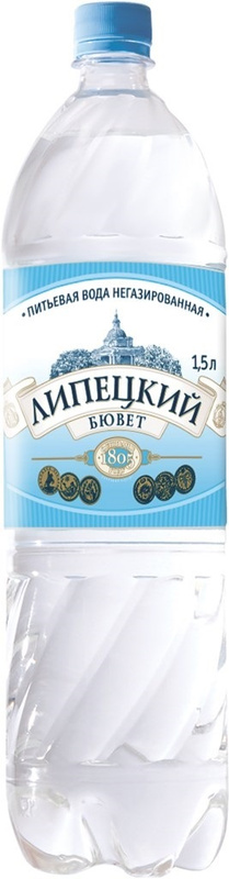 Характеристики Липецкий Бювет вода артезианская питьевая негазированная ...