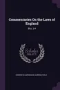 Commentaries On the Laws of England. Bks. 3-4 - George Sharswood, Barron Field