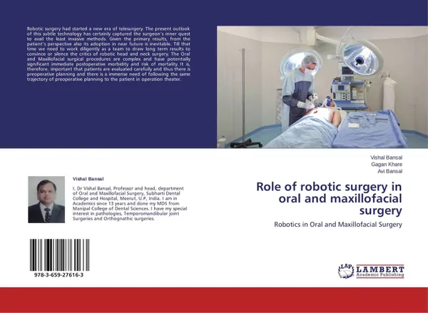 Обложка книги Role of robotic surgery in oral and maxillofacial surgery, Vishal Bansal,Gagan Khare and Avi Bansal