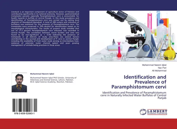 Обложка книги Identification and Prevalence of Paramphistomum cervi, Muhammad Naeem Iqbal,Naz Pari and Ali Muhammad