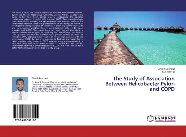 Обложка книги The Study of Association Between Helicobacter Pylori and COPD, Dinesh Deerpaul and Sun Yun Hui