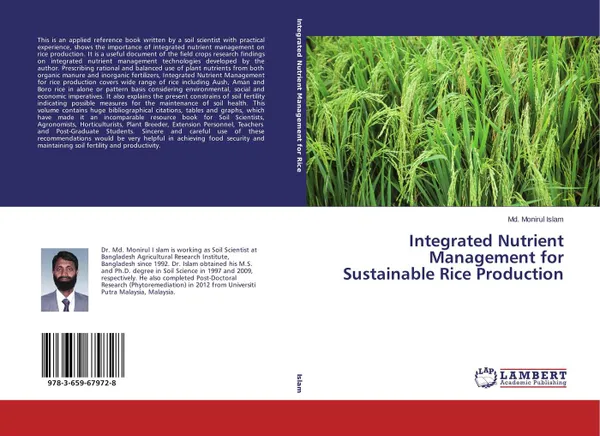 Обложка книги Integrated Nutrient Management for Sustainable Rice Production, Md. Monirul Islam