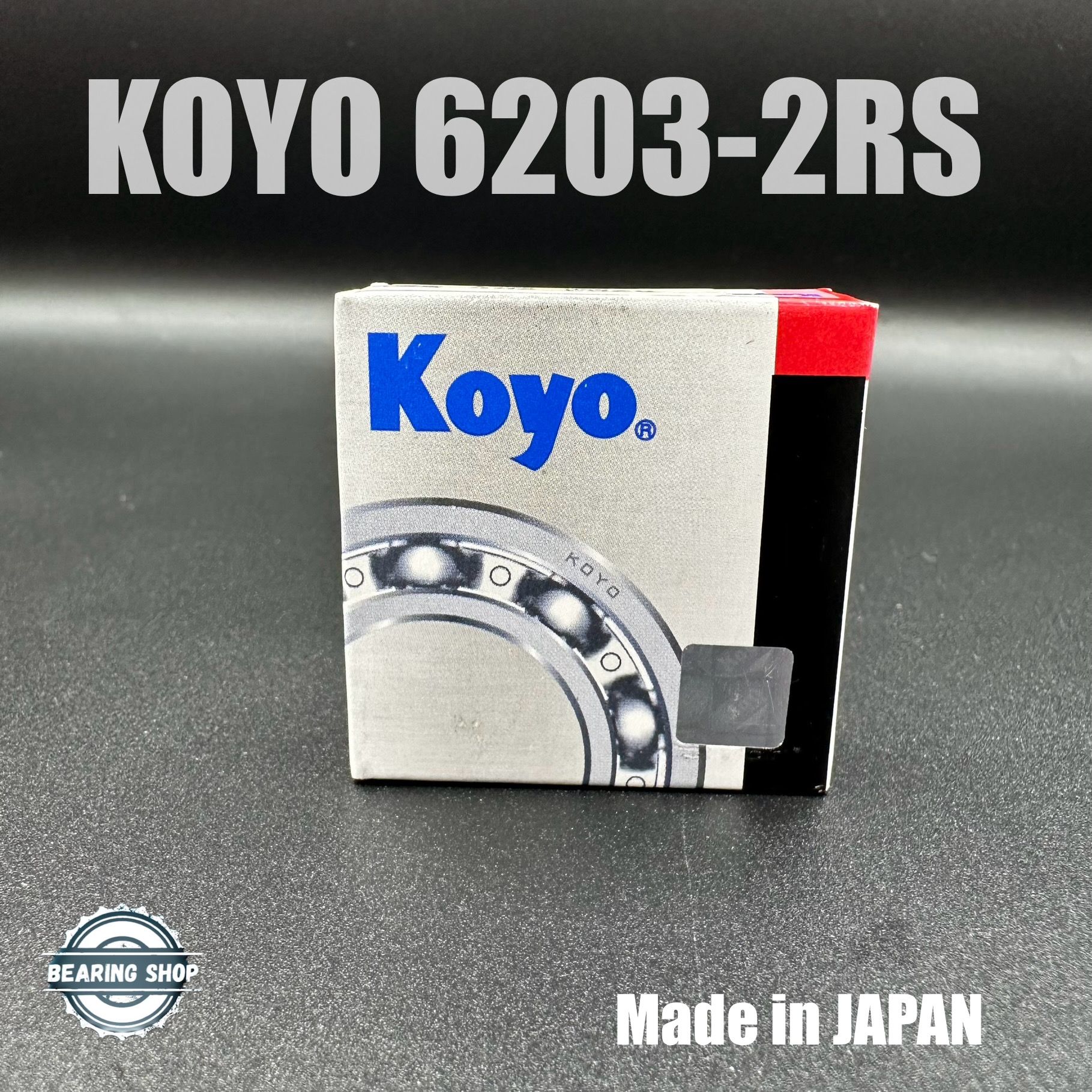 ПодшипникKOYO6203-2RS(180203)17*40*12MadeinJAPAN