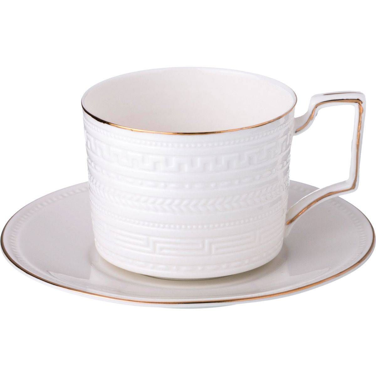 Белый фарфор чашки. Чайная пара Lefard "Классик белый", 250 мл. Пара чайная 2пр 250мл. Чайная пара фарфор Lefard. Кофейная чашка Lefard.