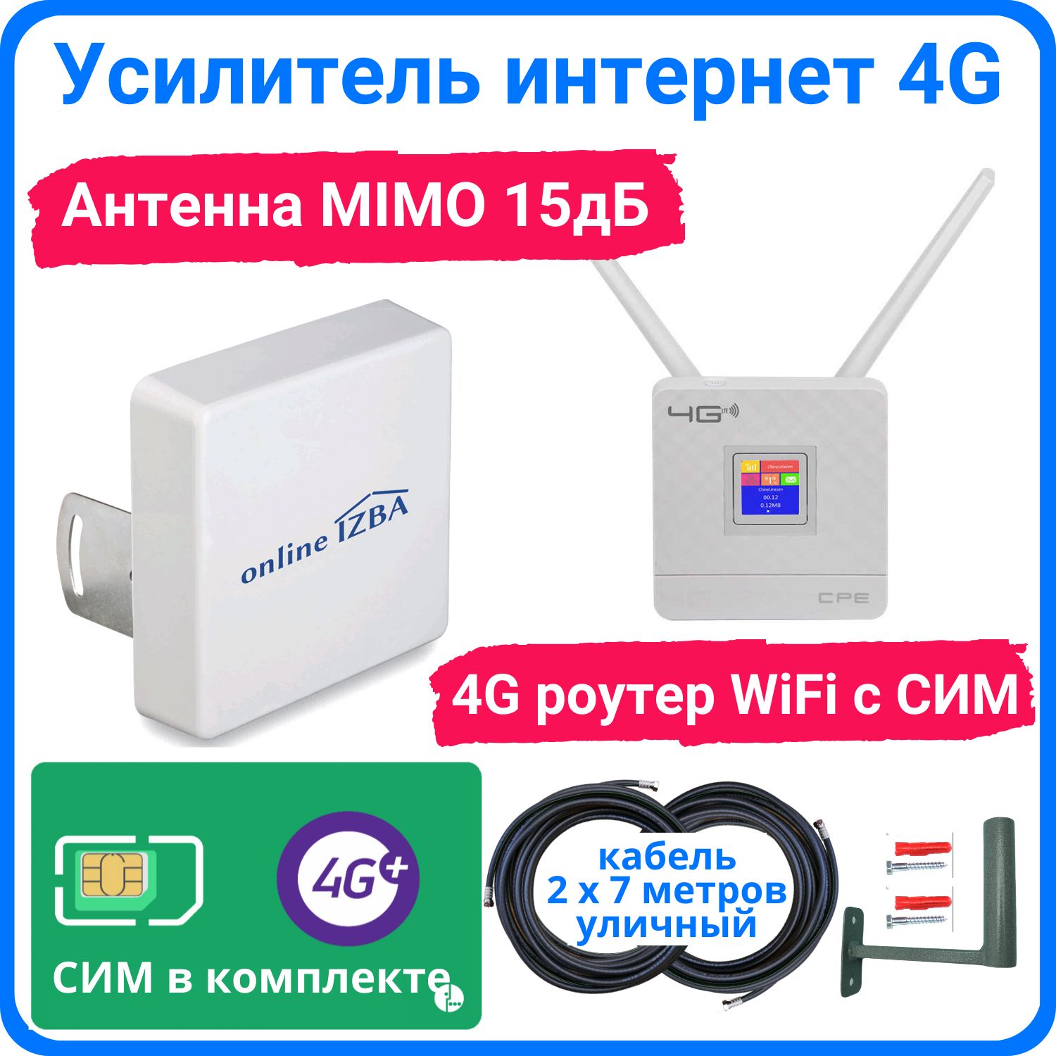 Усилитель 4G сигнала Мегафон купить за руб. в Москве - webmaster-korolev.ru