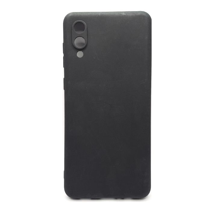 СиликоновыйчехолдляSamsungGalaxyA022021MatteCase,цвет:черный