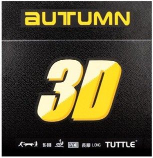 Накдадка TUTTLE 3D AUTUMN QX ШИПЫ красная для настольного тенниса