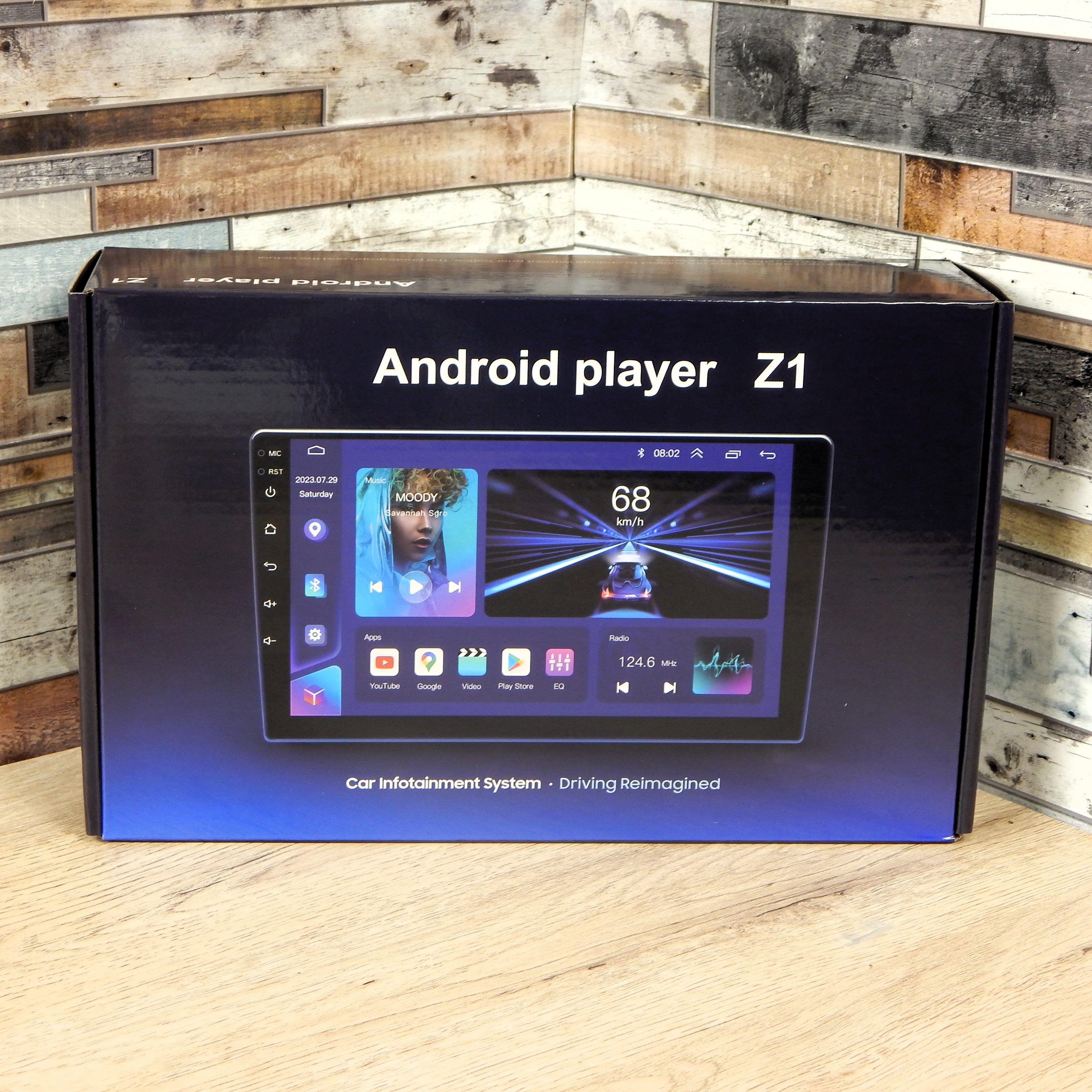 Магнитола Android Player Z1 для автомобиля Android, 2 din, 10 дюймов.  Автомагнитола WIFI, Bluetooth, GPS-навигация, MP5-плеер. Магнитофон в машину  с сенсорным экраном2 DIN - купить в интернет-магазине OZON с доставкой по  России (