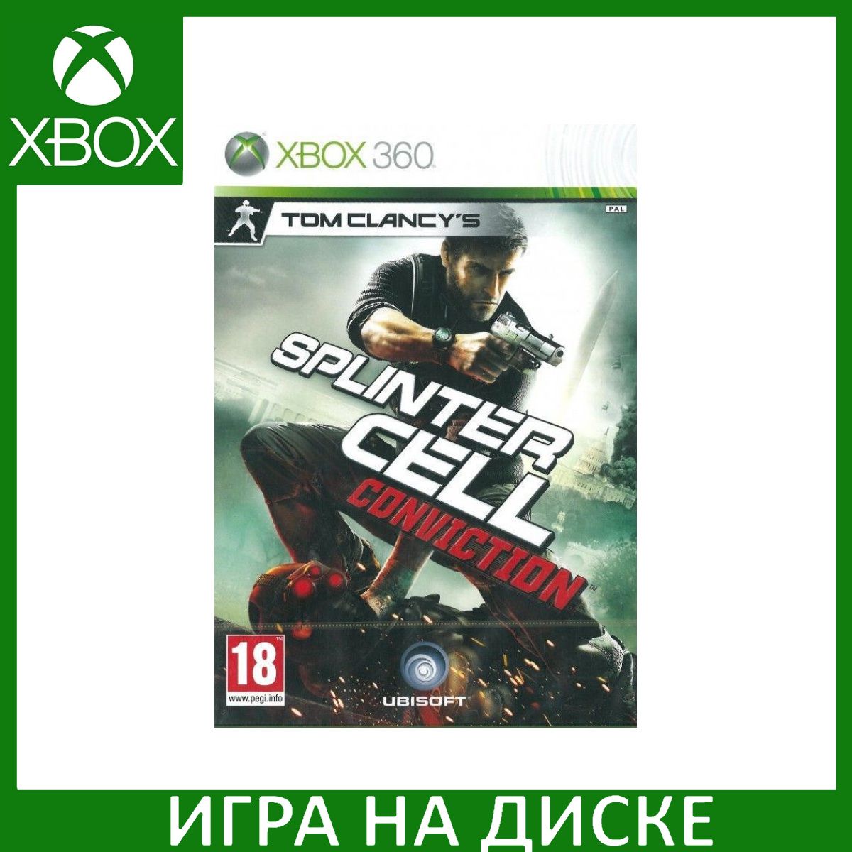 Игра Tom Clancys Splinter Cell Conviction Xbox 360, Xbox One Диск