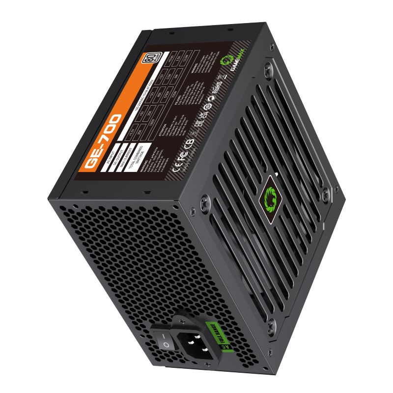 БлокпитанияGameMaxGE-700(Черный700W120мм20+4pin4+4pin(CPU)2*6+2pin(PCI-E)5*SATA3*MOLEX)