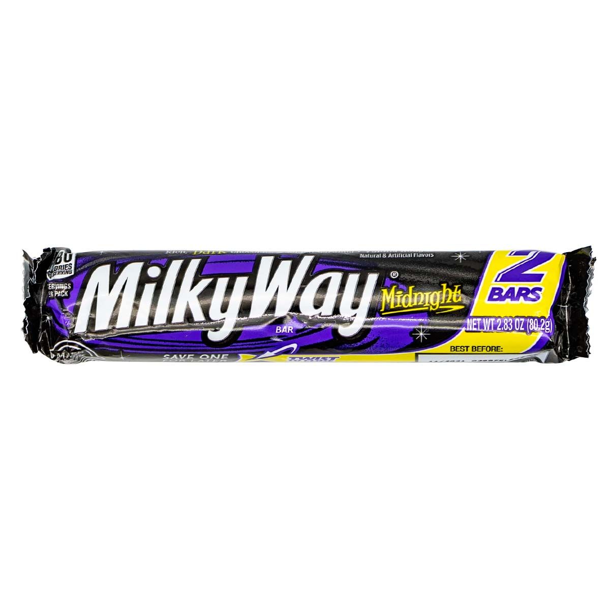 Батончик Milky Way Midnight Dark шоколадный, 80.2 г