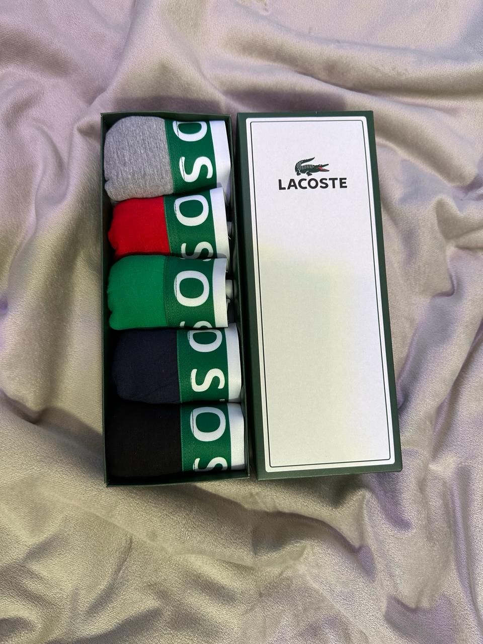 КомплекттрусовбоксерыLacoste,5шт