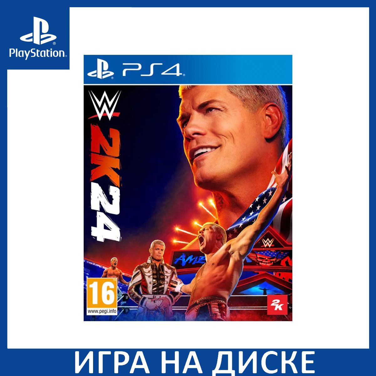 Игра WWE 2K24 (PlayStation 4, PlayStation 5, Английская версия) купить по  низкой цене с доставкой в интернет-магазине OZON (1470263067)