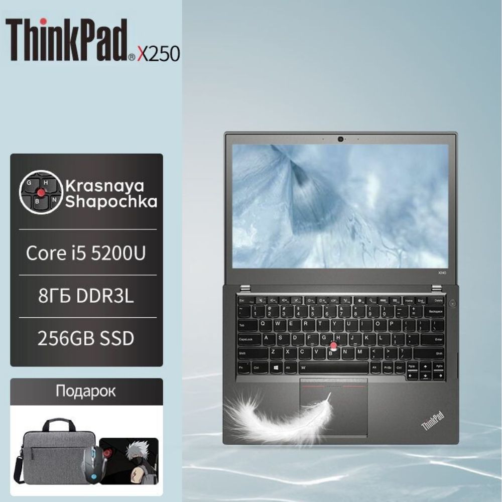 Ноутбук Lenovo Thinkpad X250, черный купить по низкой цене: отзывы, фото,  характеристики в интернет-магазине Ozon (1377918862)