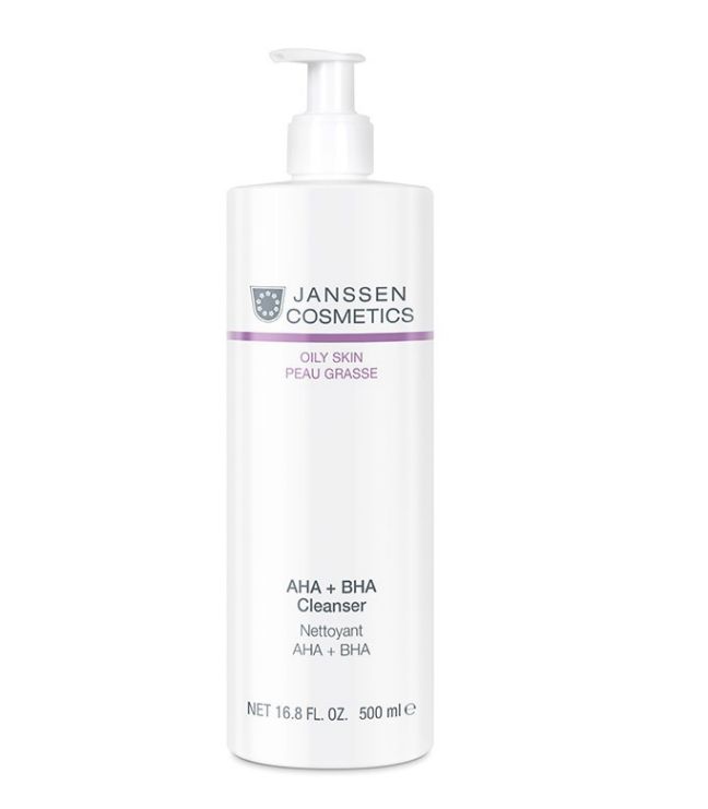 Janssen AHA+BHA Cleanser Очищающая эмульсия с AHA+BHA 500 мл