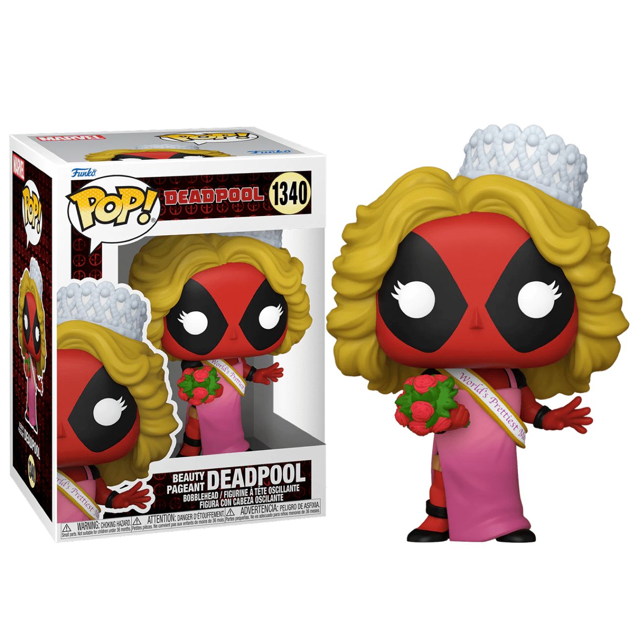 Фигурка Funko Pop! Deadpool Beauty Pageant (Фанко Поп Дэдпул конкурс  красоты) - купить с доставкой по выгодным ценам в интернет-магазине OZON  (1523306631)