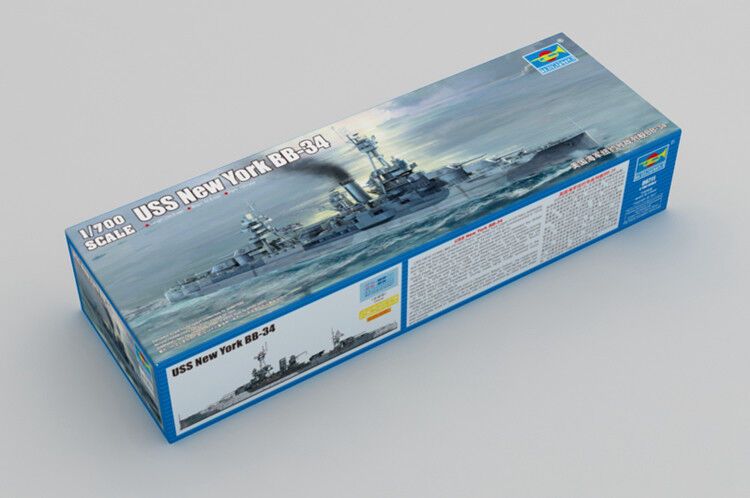 Trumpeter 1/700 06711 USS Линкор BB-34 Корабль ВМС США Йорк Корабль