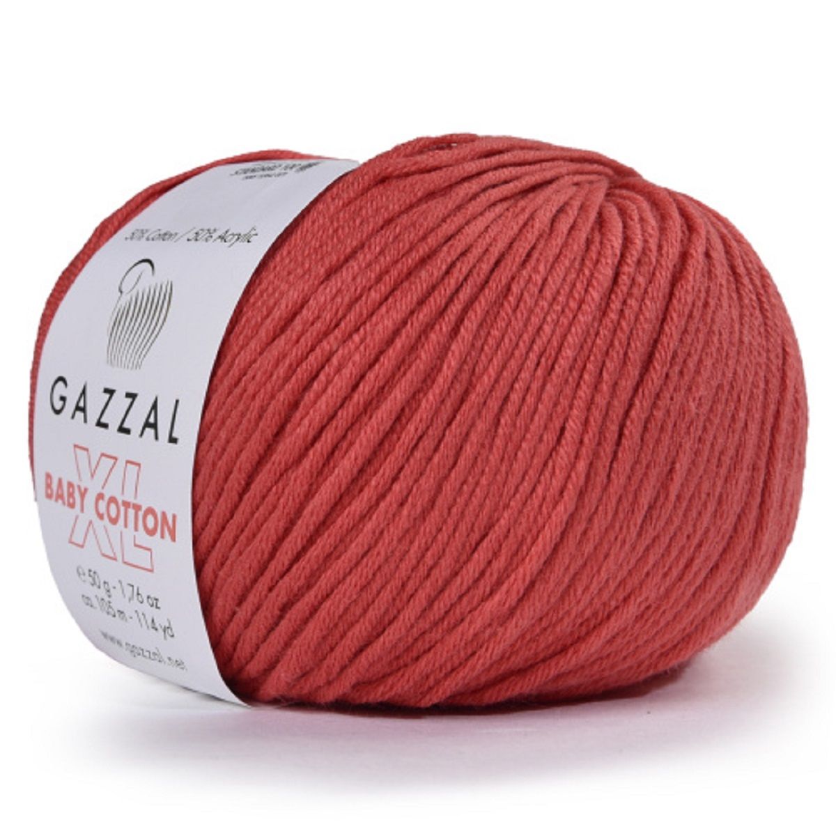 Пряжа Gazzal Baby cotton XL (Газал беби котон XL), хлопок/акрил, 3418, 2 мотка купить на OZON по низкой цене (1528971120)