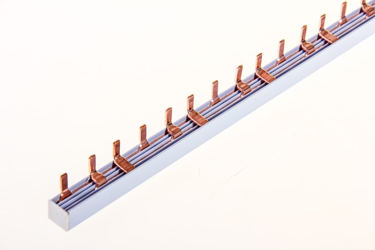 Шина фазная. Шина соединительная IEK Pin 3p 63а. Шина соединительная 1ф 63а. Шина соединительная типа Pin (штырь) 3р 63а (дл.1м) ИЭК.
