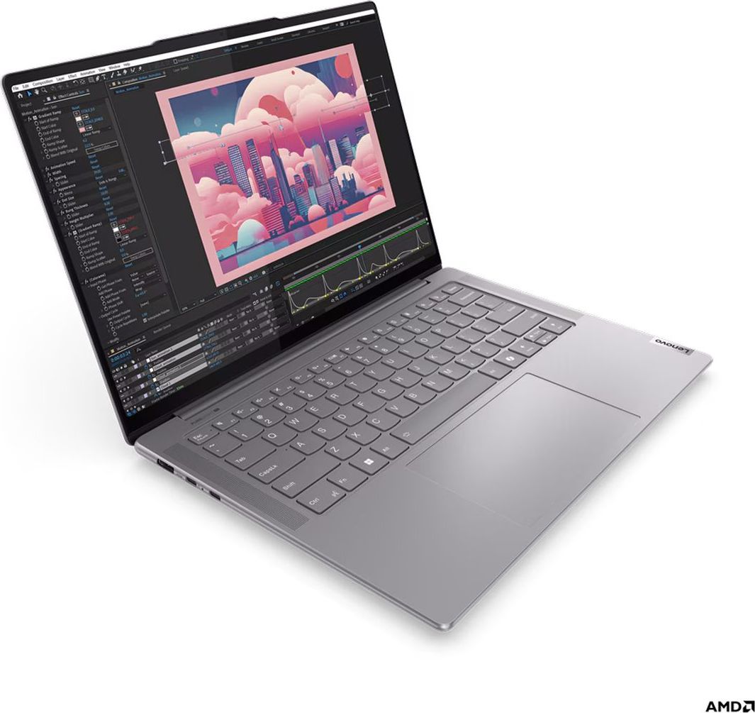 LenovoYogaPro714AHP9Ноутбук14.5",AMDRyzen78845HS,RAM16ГБ,SSD1024ГБ,AMDRadeonGraphics,Безсистемы,(83E3002ARK),серебристый,Русскаяраскладка