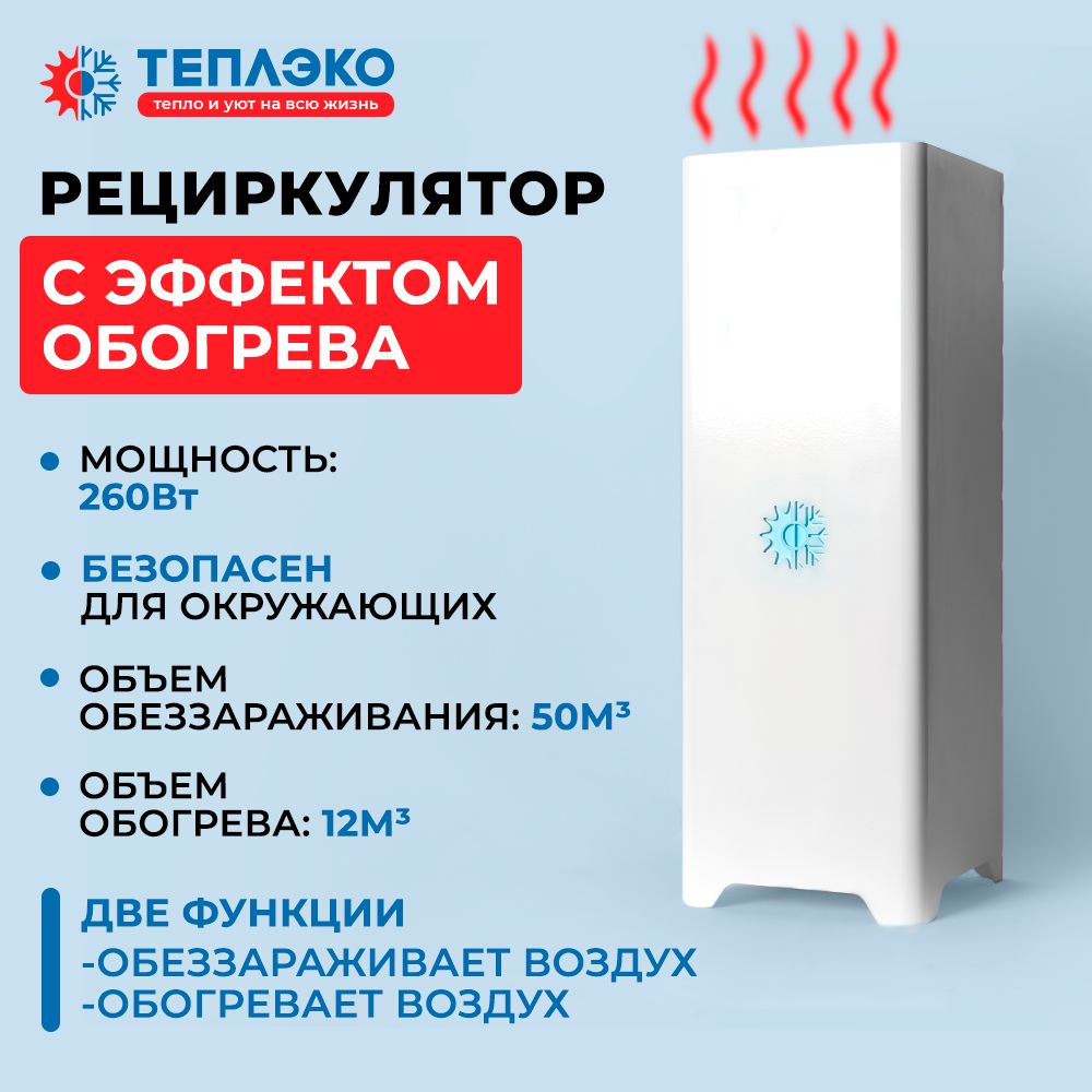 Обогреватель-очиститель воздуха ТеплЭко