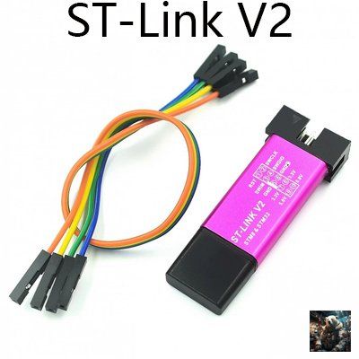 3шт-ПрограмматорSTLINKStlinkST-LinkV2дляSTM32иSTM8скрышкойикабелем