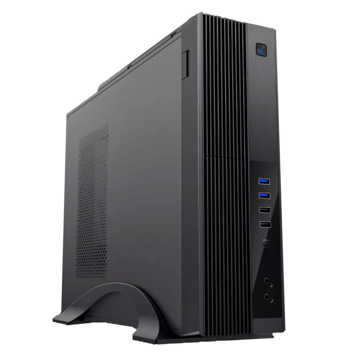 КорпусбезТМ,S616-300W(Desktop,Black,SFX300W2*USB3.0,1*TypeC,2*USB2.0,CR,HDAudio)