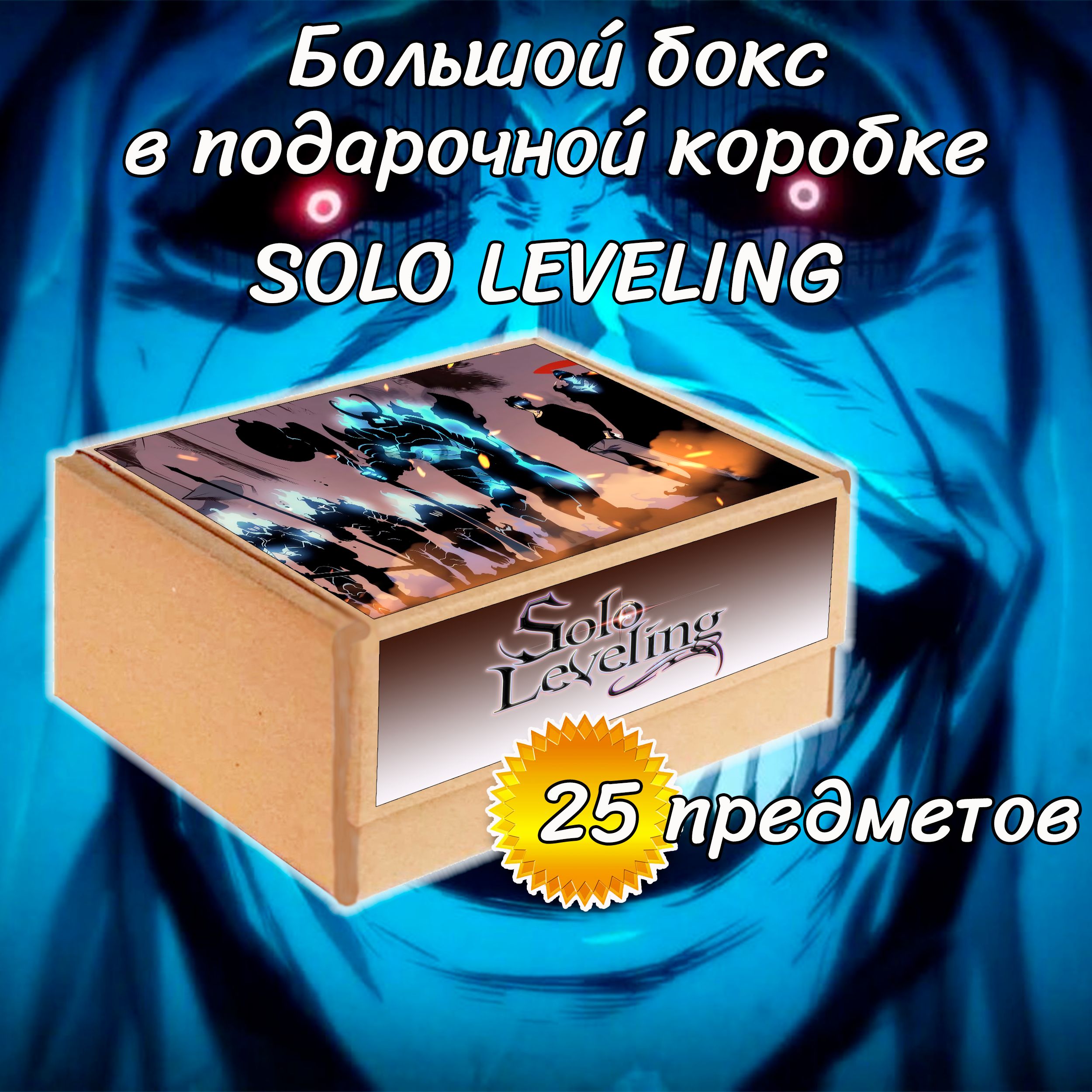 Аниме-боксSOLOLEVELING/Поднятиеуровняводиночку,-25предметов