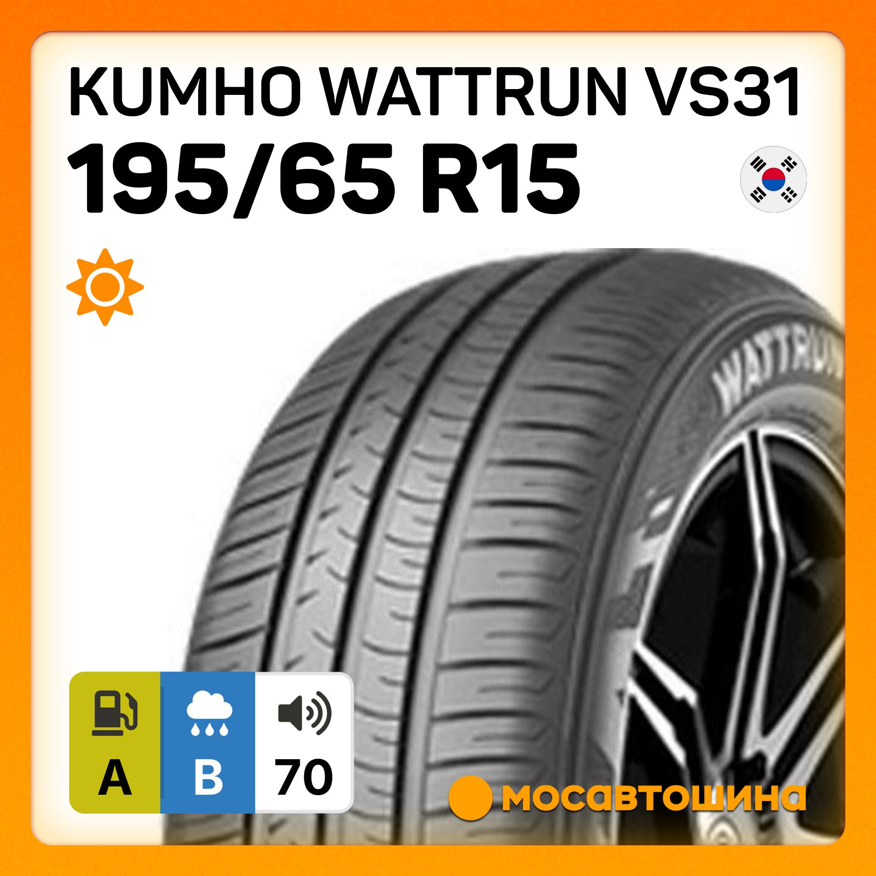 Купить Летние 195 65 R15 91h
