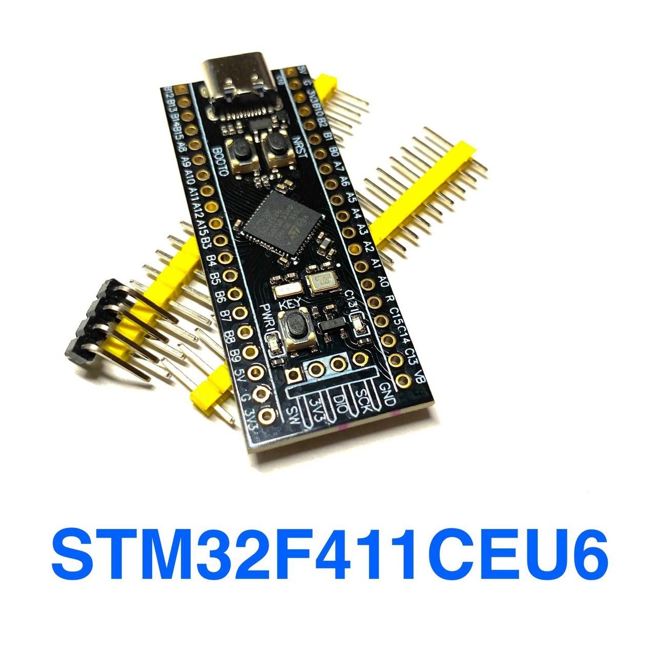 Модуль, отладочная плата STM32F411CEU6, STM32, Black pill, "черная таблетка"