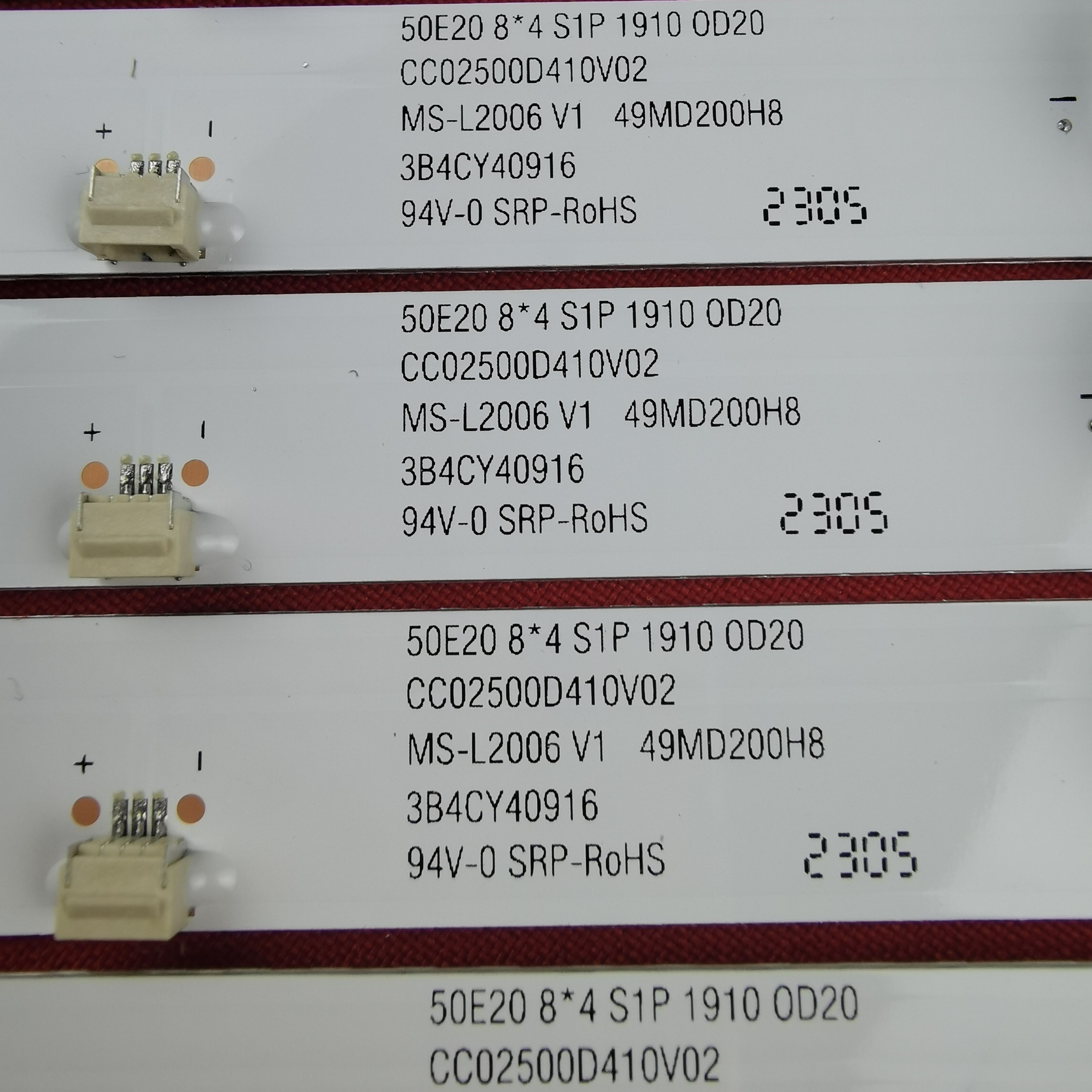 Подсветка CC02500D410V07 3V для TV DEXP U50E7000Q, U50F8000Q, U50E9000Q, AMCV LE-50ZTUS27, Baird TI5011DLEDDS, Hyundai H-LED50U507BS2, Starwind SW-LED50U3011BS2S