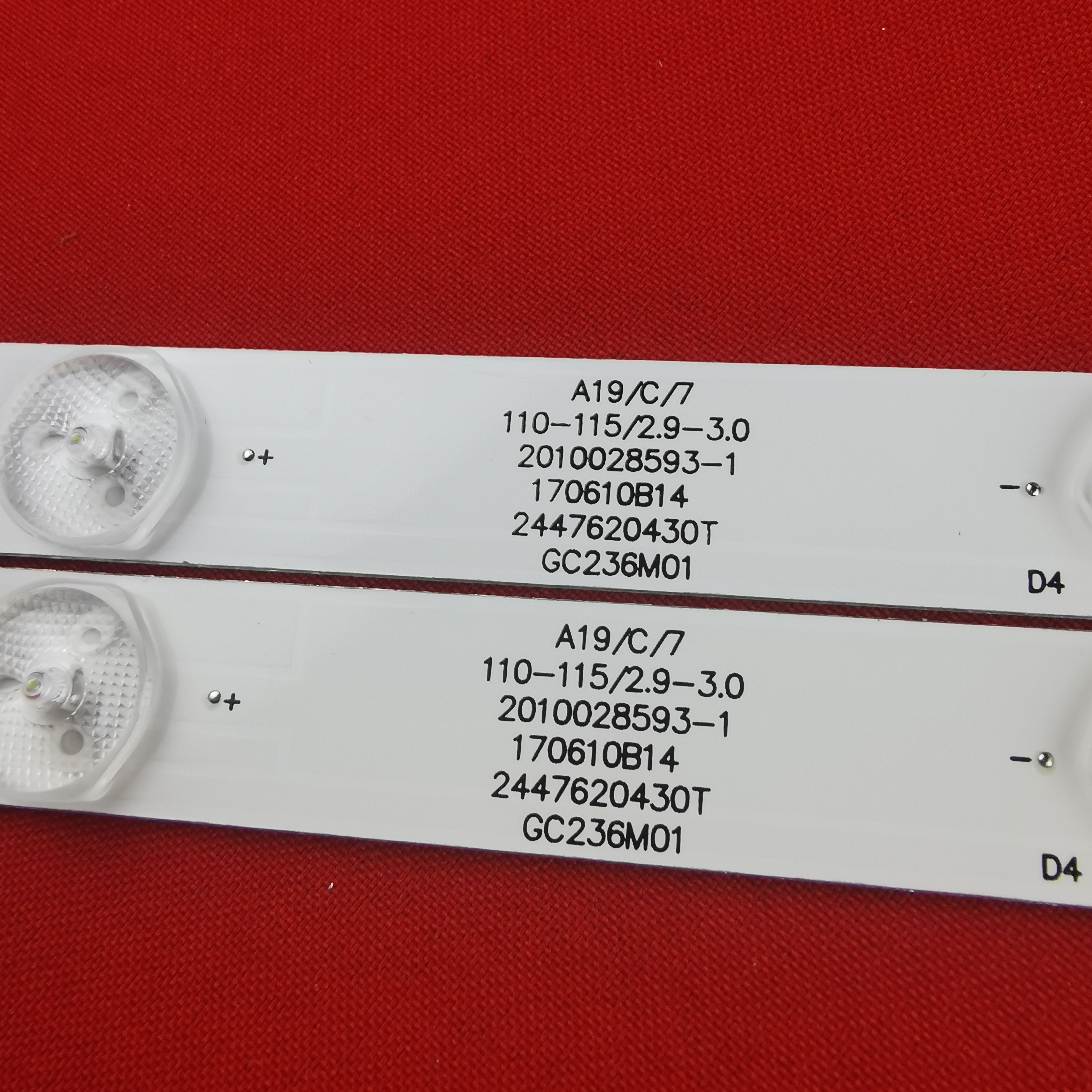 Подсветка GC236D06-ZC14F-03; GC236D06-ZC21FG-03 для ТВ MYSTERY MTV-2424LT2, DAEWOO L24S620VBE, ERGO LE24CT1020, LE24CT2000AK, LE24CT2020, LE24CT4000