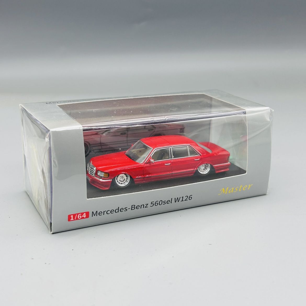 МашинкаSWMaster1:64Mercedes-benzcompilation560SELRED